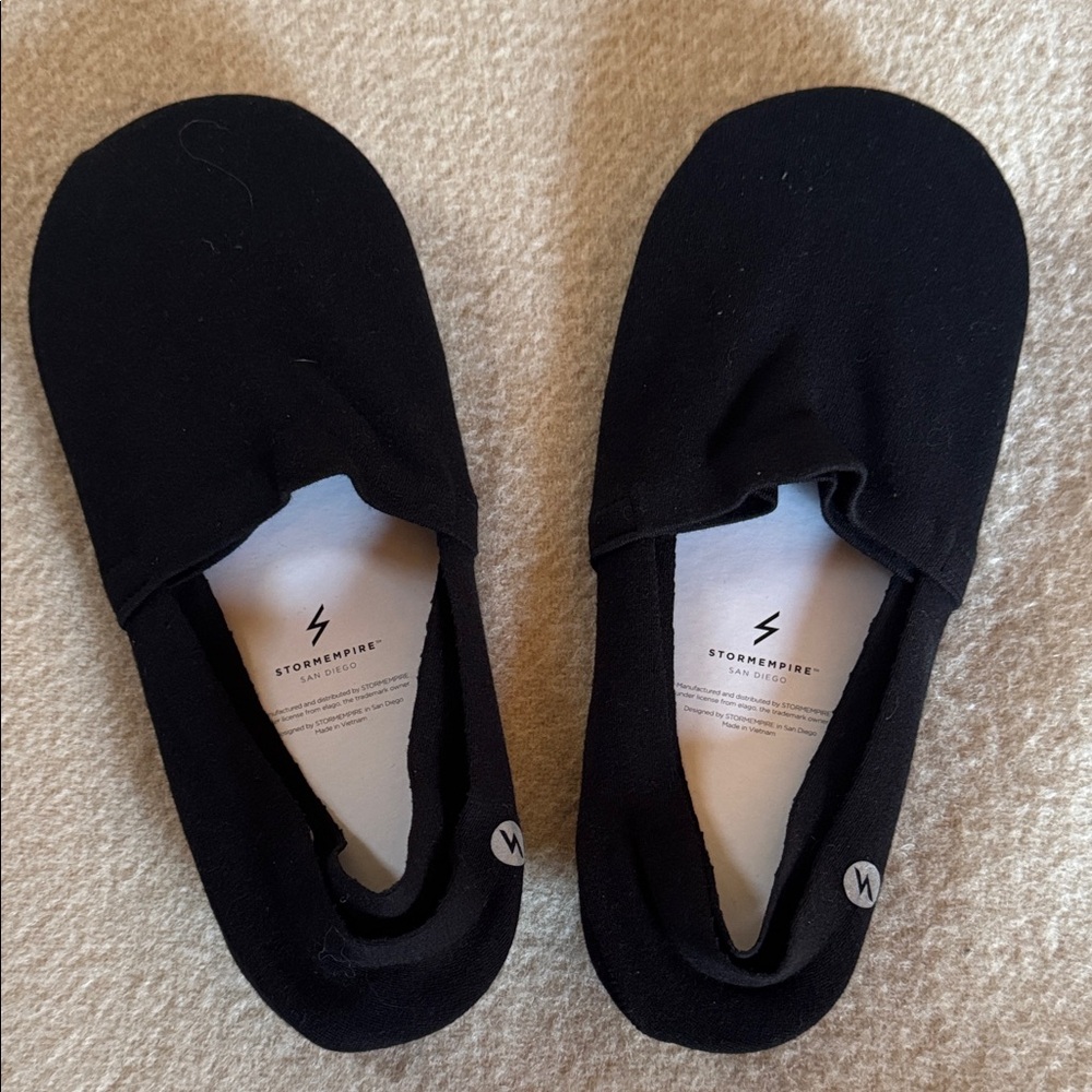 2 pairs of Stormempire Black no show socks